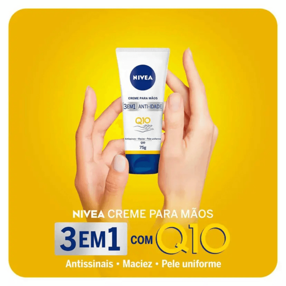 Creme Para as Mãos Nivea Anti-idade Q10 Plus 75g